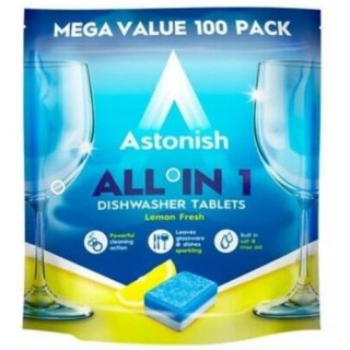 ASTONISH Tabletki do zmywarki All in One 100szt (Wielka Brytania)