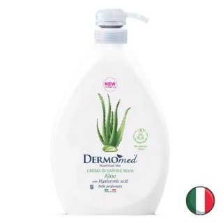 DermoMed Crema di Sapone Aloe Aloes Mydło w Płynie z Kwasem Hialuronowym 1l (Włochy)