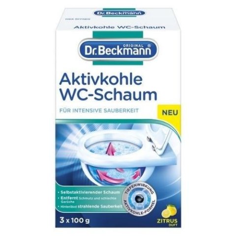 Dr Beckmann Pianka Toaletowa z Węglem Aktywnym Zitrus 300 g (Niemcy)