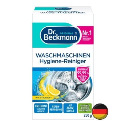 Dr Beckmann Proszek do Czyszczenia Pralki Odkamieniacz 250 g (Niemcy)