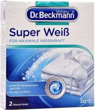 Dr Beckmann Super Weiss Wybielacz 2 x 40 g (Niemcy)