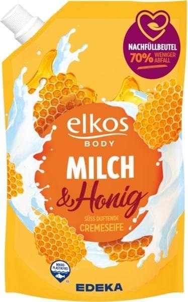 Elkos Mydło w Płynie Mleko z Miodem 750 ml (Niemcy)