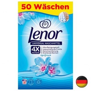 Lenor Aprilfrisch Proszek do Prania Uniwersalny 50 prań (Niemcy)