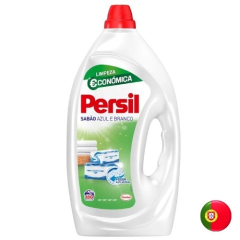 Persil Sabao Azul e Branco Żel do Prania Białych i Jasnych Tkanin 100 prań (Portugalia)