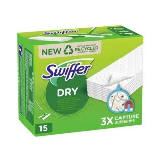 Swiffer Dry Wkłady Ściereczki do Mopa Suche 15 szt.